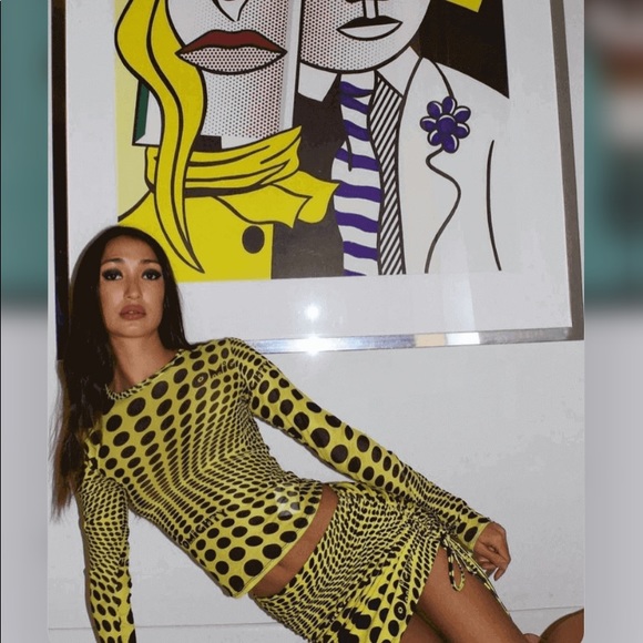 Omighty Other | Mesh Illusion Set | Color: Yellow | Size: Os | Julia_Nicolosi's Closet Omighty Other | Mesh Illusion Set | Color: Yellow | Size: Os | Julia_Nicolosi's Closet